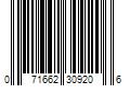 Barcode Image for UPC code 071662309206