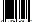 Barcode Image for UPC code 071662420055