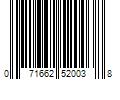 Barcode Image for UPC code 071662520038