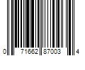 Barcode Image for UPC code 071662870034