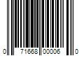 Barcode Image for UPC code 071668000060