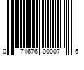 Barcode Image for UPC code 071676000076