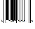 Barcode Image for UPC code 071677000075