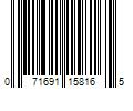 Barcode Image for UPC code 071691158165