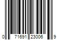 Barcode Image for UPC code 071691230069