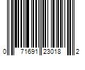 Barcode Image for UPC code 071691230182