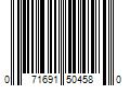 Barcode Image for UPC code 071691504580