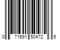 Barcode Image for UPC code 071691504726