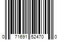 Barcode Image for UPC code 071691524700