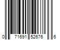 Barcode Image for UPC code 071691526766