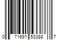 Barcode Image for UPC code 071691533887