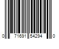 Barcode Image for UPC code 071691542940