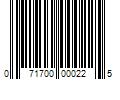 Barcode Image for UPC code 071700000225