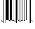 Barcode Image for UPC code 071700000263