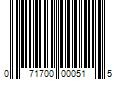 Barcode Image for UPC code 071700000515