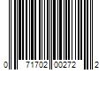 Barcode Image for UPC code 071702002722