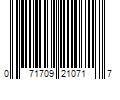 Barcode Image for UPC code 071709210717