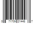 Barcode Image for UPC code 071709214487