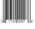 Barcode Image for UPC code 071720000076