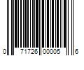 Barcode Image for UPC code 071726000056