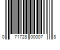 Barcode Image for UPC code 071728000078