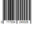 Barcode Image for UPC code 0717334240025