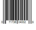 Barcode Image for UPC code 071736040028