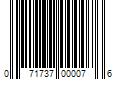 Barcode Image for UPC code 071737000076