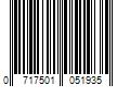 Barcode Image for UPC code 0717501051935