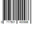 Barcode Image for UPC code 0717501400986