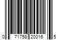 Barcode Image for UPC code 071758200165