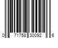 Barcode Image for UPC code 071758300926