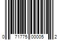 Barcode Image for UPC code 071775000052