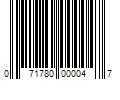 Barcode Image for UPC code 071780000047