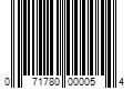 Barcode Image for UPC code 071780000054