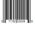 Barcode Image for UPC code 071792000059