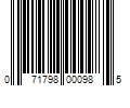 Barcode Image for UPC code 071798000985