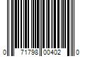 Barcode Image for UPC code 071798004020