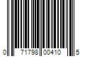 Barcode Image for UPC code 071798004105