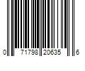 Barcode Image for UPC code 071798206356