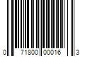 Barcode Image for UPC code 071800000163