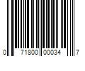 Barcode Image for UPC code 071800000347