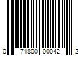 Barcode Image for UPC code 071800000422