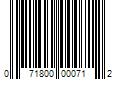 Barcode Image for UPC code 071800000712