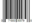 Barcode Image for UPC code 071800000798