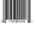 Barcode Image for UPC code 071803000061