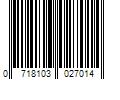 Barcode Image for UPC code 0718103027014