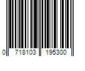 Barcode Image for UPC code 0718103195300