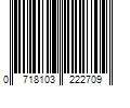 Barcode Image for UPC code 0718103222709. Product Name: Staples 8.5' x 11' Multipurpose Paper 20 lbs. 94 Brightness 500/RM 8 RM/CT 1149611