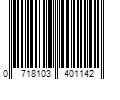 Barcode Image for UPC code 0718103401142